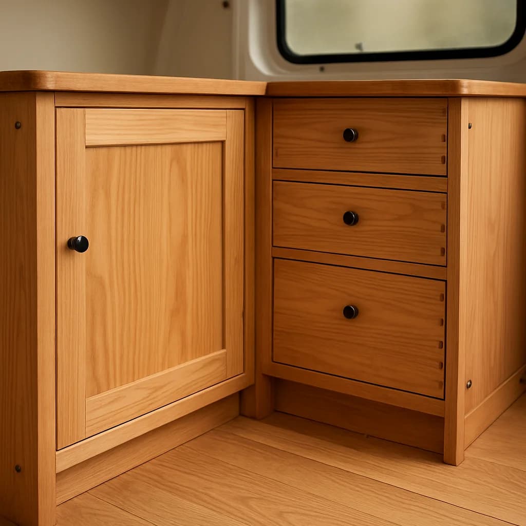 Van Interior Cabinetry and Trim