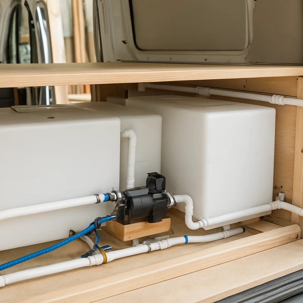 Van Plumbing System Installation